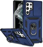For Samsung Galaxy S22 Ultra Case w/ Military Grade Cover & HD Screen Protector