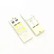 10X Bulb Card Lamp Keychain White Pocket Mini USB Touch switch 4LED Night Light