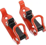BESPORTBLE 2pcs Metal Hanger Key Hooks Wall Mounted Roof Hooks Heavy Duty Mount Clamps Hanger Rack Utility Outdoor Ring Mats Rotary Tool Net Broom Holder Cord Zinc Alloy
