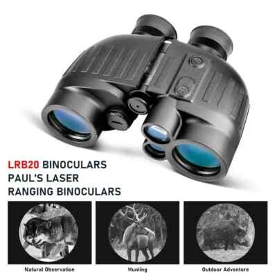 Marine Binoculars for Adults 8x40 with Rangefinder and Compass IP65 Waterproof