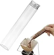 Airtight Coffee Bean Storage | Airtight Coffee Container | Dispenser Keeper Bottle Stand Clear Tube for Bagging Sugar Ground Tea Candy Cookie Flour