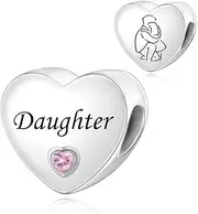[HuooNew] 925 Sterling Silver, Cherry Blossom, Cupid, Frog, Leaf, Roses Charms Fit for Pandora Bracelets Make DIY Gift Jewellery for Women