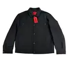 Hugo Boss Mens Regular Fit Patch Pockets Lightweight Lined Coat Black XL