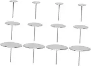 MOTHNUR 12PCS Stainless Steel Flower Nail Cake Decorating Tools for Pastries Cupcakes and Desserts Ergonomic Design for Home Bakers and Professionals