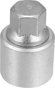 X AUTOHAUX S Type S Car Wheel Lock Lug Nut Anti Theft Lug Nut Screw Removal Socket Key Wheel Lock Key Replacement for Audi A4L A5 A6L Q2L Q3 Q5 Q7 A8