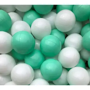 彩球工坊~台灣製~球池球屋遊戲塑膠彩球~馬卡龍綠色彩球~彩色軟球~兒童遊戲球池球~海洋球/波波球~親子餐廳/民