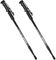 TooToo Lightweight Hiking Trekking Poles Walking Stick Anti Shock Adjustable Camping