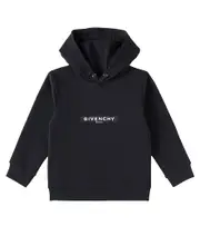 [Givenchy Kids] Givenchy Kids Cotton-blend jersey hoodie Y 4 black