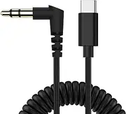 USB C to 3.5 mm TRS Microphone Cable, Compatible with VideoMic Pro+, Rode VideoMic Go, VideoMicro, Wireless GO, MacBook Pro/Air, iPad 10 iPad Pro/Air, for Galaxy S22 Ultra S21/S20 Note 20/21