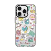 iPhone 16 Pro Clear Case MagSafe Compatible World Traveler by Martina Martian