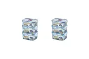 2x 3PK Locknlock Airtight Classic Stackable Lunchbox Food Storage Container Set