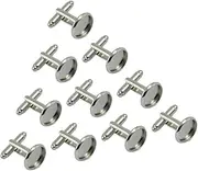 [Eigell] 10pcs Bulk Empty Round Bezel Setting Base Crafts