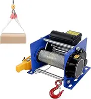KELUNIS Electric Cable Winch Powerful Winding Motor Electric Hoist Motor Winch Cable Pull 400-1000kg Load Capacity for Construction Sites Warehouses Outdoor Rescue Services,1000kg