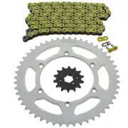 1997-2002 Kawasaki KLX300 KLX 300 Yellow Chain And Sprocket 14/51 112L