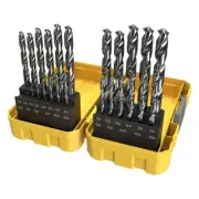 Alpha SM25STP 25 Piece Silver Series Tuffbox Pro Drill Bit Set Metric