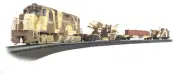 Trains - Strike Force Ready To Run Electric Train Set - HO Scale