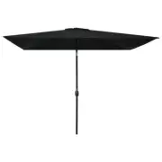 Garden Umbrella Outdoor Parasol Foldable Beach Sunshade Anti Fade Polyester