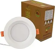 Maxrite LED Recessed Downlight 9W, 3000K Warm White,80mm Cutout - SAA Standard, No Flicker (1)
