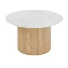 Modern Furniture BLANCHE Coffee Table 90cm - Terrazzo Stone