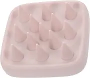 ELAYARD Silicone Hair Scrubber Scalp for Deep Cleansing Ergonomic Design Bath Brush for Shower Comfortable Wide Tooth Scalp Brush for Dandruff Removal Massage Travel-friendly