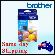 New & Original Brother LC77XL-C High Yield Cyan Ink MFCJ6710DW MFCJ6910DW MFCJ65
