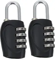 FOYTOKI Compact Door Locks 2pcs Suitcase Locks Password Padlock for Travel/Home