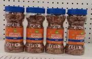 Honey Roasted Peanuts Salted (4 Jars of 7.5 oz Each) 30 oz Total (Free Shipping)