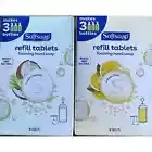 2 Softsoap Foaming Hand Soap Refill Tablets, Lemon Fizz & Fresh Coconut