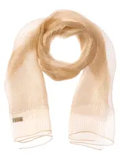 SAACHI Striped Sparkle Sheer Silk Wrap