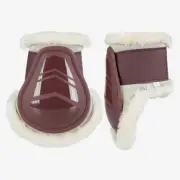 Horze Graz Fetlock Boots Rum & Raisin Faux Fur Lining - One Pair
