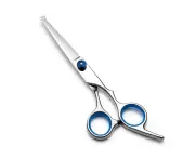 Barber Scissors Set Professional Kids/Ladies/Men's Barber Scissors Barber Salon Safety Head - Blue