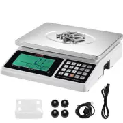 VEVOR Industrial Counting Scale, 30 kg x 1 g, Digital Scale for Parts and Coins,