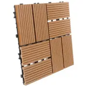 Backyard Interlocking Deck Tile Balcony Deck Floor Yard Floor Tile Decoration