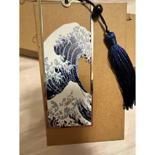 浮世繪海浪🌊 浮世繪 神奈川衝浪裏 鏤空金屬書籤