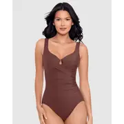 Miraclesuit Swim Must Haves Escape Underwired Shaping Swimsuit-Tamarind