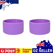 Silicone Boot Protective Bottom Base for Owala 24oz Flask Water Bottle (Purple)