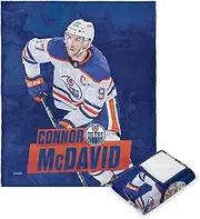 Northwest NHL Edmonton Oilers Silk Touch Throw Blanket, 50" x 60", Connor McDavid