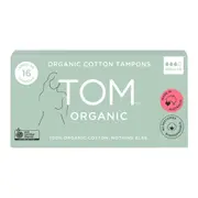 TOM Organic Regular Tampons 16 Pack | Flora & Fauna AU