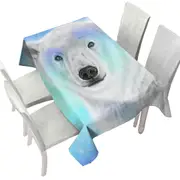 Pastel Dream Polar Bear Tablecloth