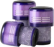 [Nispira] V11 Vacuum Filter Replacement for Dyson Cordless Torque Drive V11 Animal V11 Complete V11 Extra V15 Detect Submarine SV15, SV14, SV17, SV22, SV28, Part 970013-02, 3 Packs