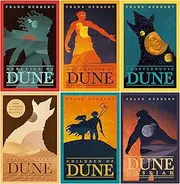 Dune Series 6 Books Collection Set (Dune, Dune Messiah, Children Of Dune, God Emperor Of Dune, Heretics Of Dune & Chapter House Dune)