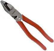 Hamer Crime Cross Cut Universal Pliers with Moulded Grip, 8.5-Inch Size