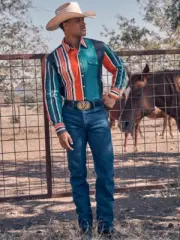 HOT PRICE Wrangler Cowboy Cut Original Fit Active Flex Jeans Stonewash (13MAFGK)
