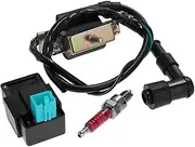 Zreneyfex Ignition Coil CDI Spark Plug Replacement for Honda XL185 XL XR 70 75 80 100 125 175 185 200 250