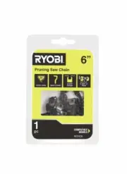Genuine NEW Ryobi 6IN Pruning Saw Chain (15.2 cm) - Compatible Ryobi Pruning Saw