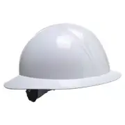 PORTWEST FULL BRIM FUTURE WHITE HARD HAT CLASS E PS52 *