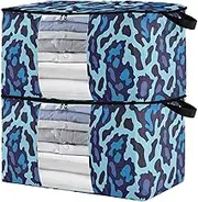 sanluoli 60L 2 Pack Under Bed Shoe Storage with Reinforced Handles, clear window Storage Closet