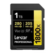 Lexar Professional 1800x 1TB SDXC™ UHS-II Card GOLD Series 1TB—C10, UHS-II(U3)