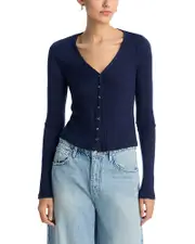 Velvet by Graham & Spencer Drew Button Front Cardigan
