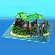 Moc-169400 A Rum Cache On A Small Island With The Smugglers' Loot 1362 Pieces